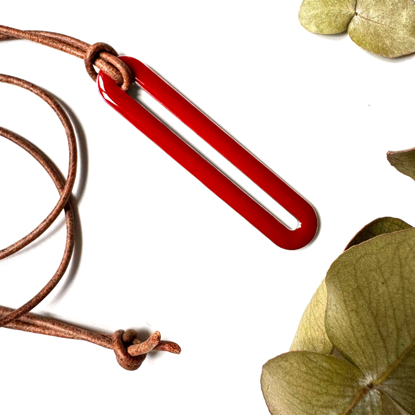 Buttonhole Pendant Necklace