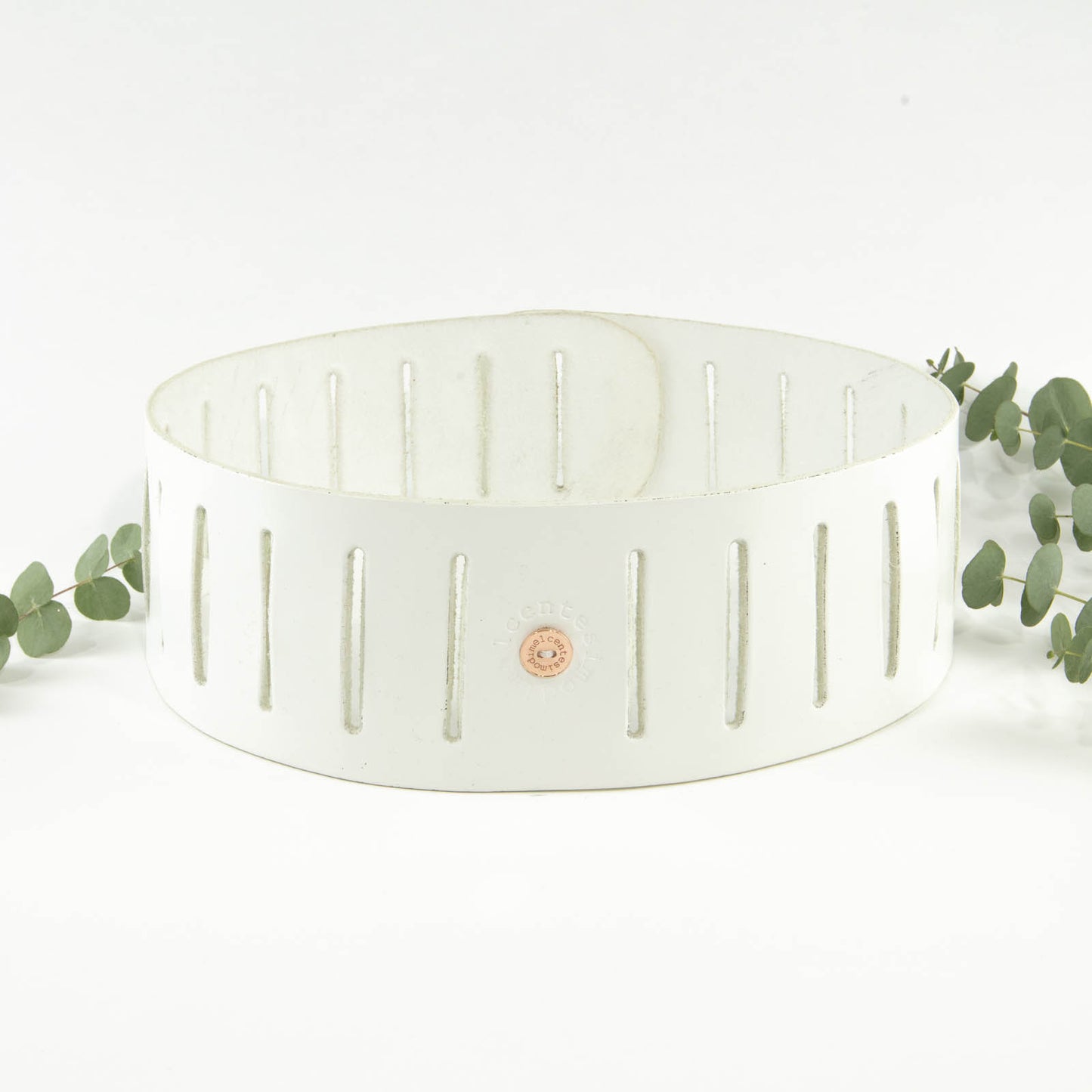 White Loop Belt