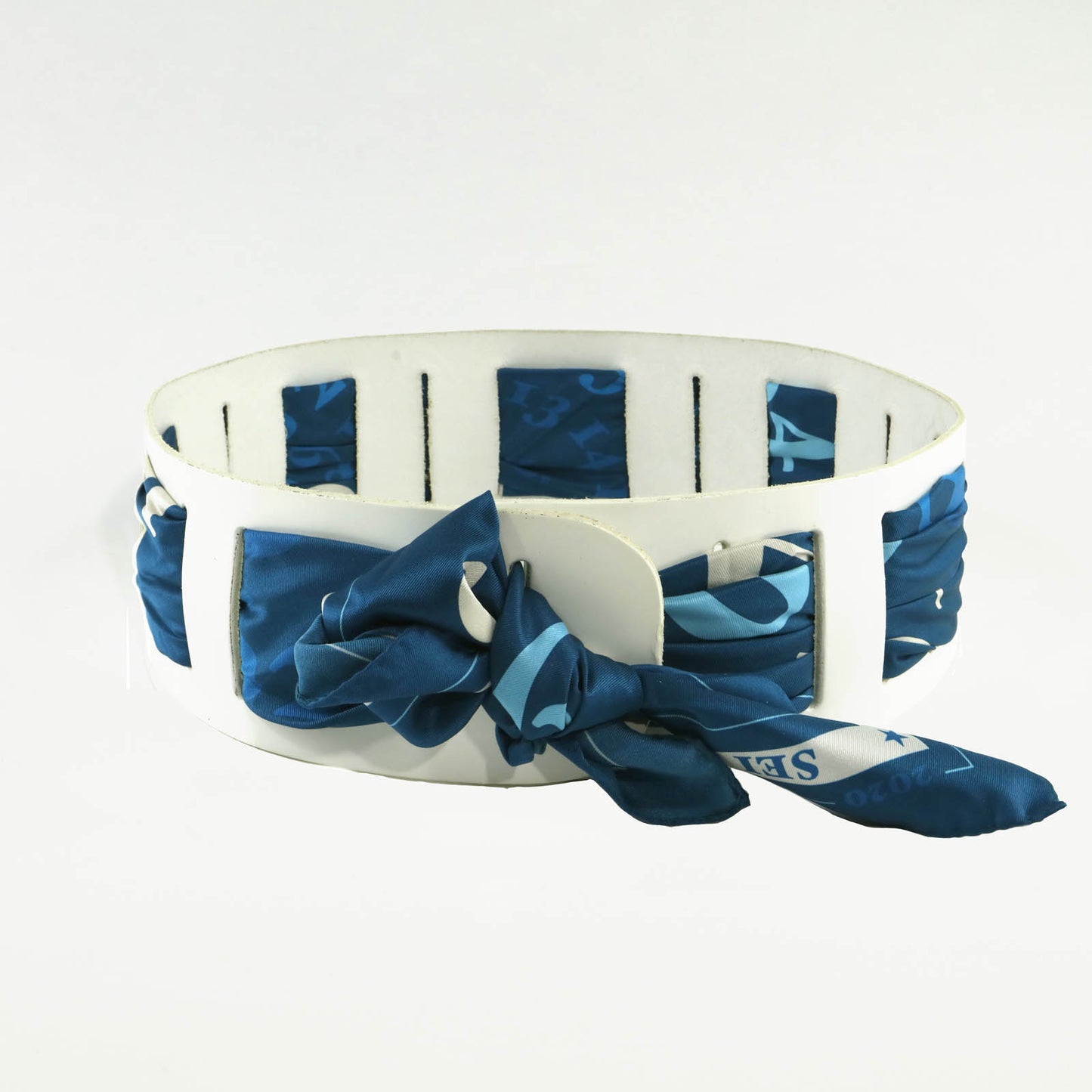 White Loop Belt
